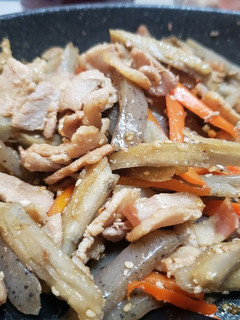 豚肉入り五目きんぴら-レシピのメイン写真