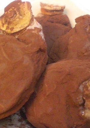 *干し柿の生チョコ小豆トリュフ*-レシピのメイン写真