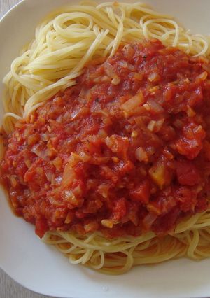 ベジ仕様☆トマト缶でパスタ-レシピのメイン写真