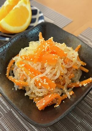 しらたきと人参の明太子和え-レシピのメイン写真