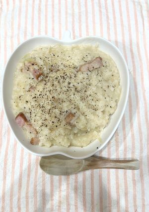 超簡単☆あっという間に豆乳リゾット風！-レシピのメイン写真