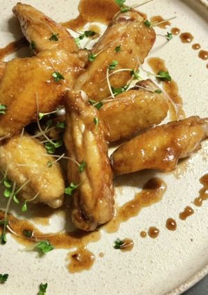 鶏手羽中の甘辛バルサミコ酢照焼き-レシピのメイン写真