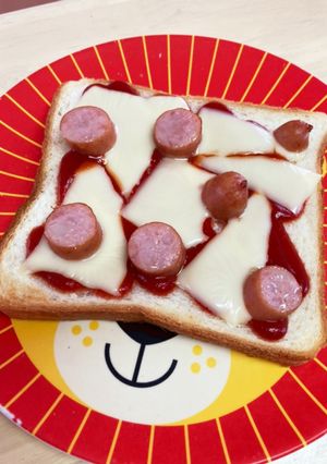 ケチャップとチーズの流氷トースト-レシピのメイン写真