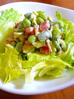 枝豆トマトサラダ-レシピのメイン写真