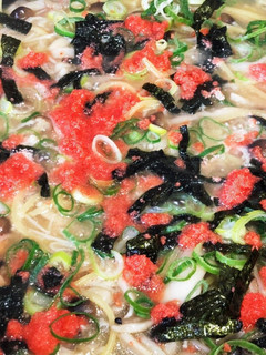 白だしで明太子ときのこの【スープパスタ】-レシピのメイン写真