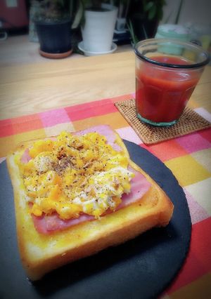 最強朝食ベーコンエッグトースト（BET）-レシピのメイン写真