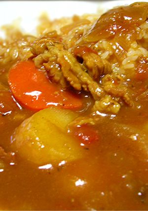ヘルシー♪ウチのカレーはトマトとニンニク-レシピのメイン写真