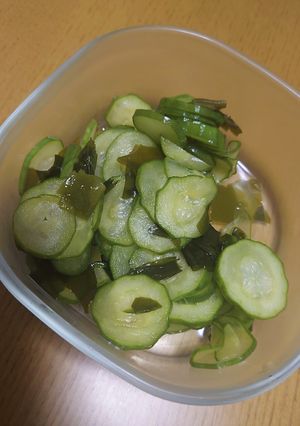 きゅうりとわかめの酢の物覚書-レシピのメイン写真