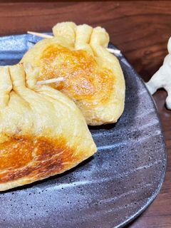納豆チーズキムチきんちゃく-レシピのメイン写真