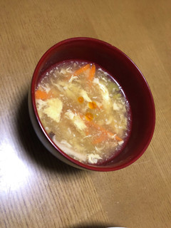 白菜でサンラータン風スープ覚書-レシピのメイン写真