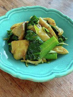 青菜とエリンギのカレー炒め♬-レシピのメイン写真