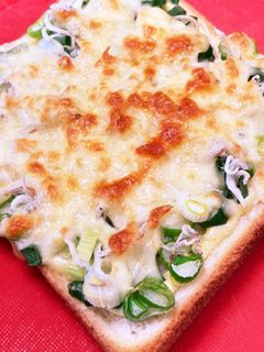 ねぎしらすトースト-レシピのメイン写真