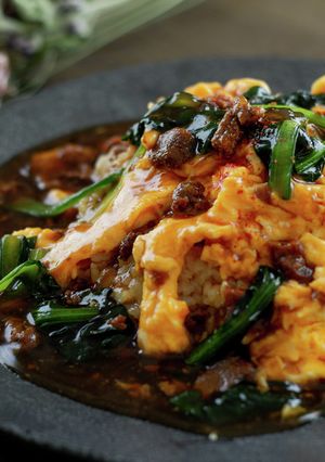 壱岐島のうにあんかけ天津飯風-レシピのメイン写真