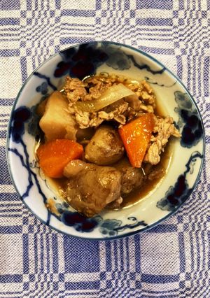 【無水鍋で】菊芋の肉じゃが風-レシピのメイン写真