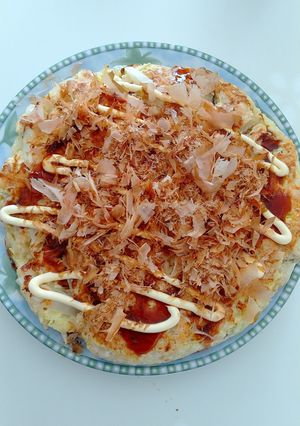 粉なし！豆腐とオートミールのお好み焼き-レシピのメイン写真
