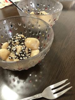 子どもと作るおやつ☆とろちょこしらたま-レシピのメイン写真