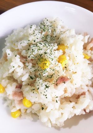 茹で汁で簡単節約レシピ★コーンピラフ♫-レシピのメイン写真