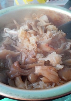 キャンプde炊き込みご飯-レシピのメイン写真