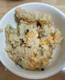 鮭ときのこの炊き込みご飯 子供可
