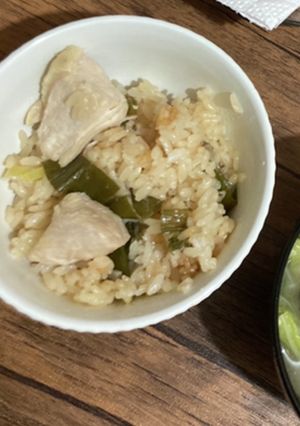 鶏肉と葱の炊き込みご飯-レシピのメイン写真