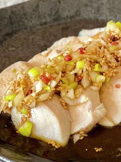 【楽めし】サラダチキンで簡単「よだれ鶏」-レシピのメイン写真