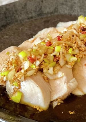 【楽めし】サラダチキンで簡単「よだれ鶏」-レシピのメイン写真