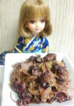 リカちゃん♡蛍いかニンニクマヨ炒め ࣪⭑-レシピのメイン写真
