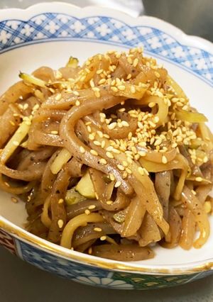 簡単　常備菜✨菊芋とこんにゃくのきんぴら-レシピのメイン写真