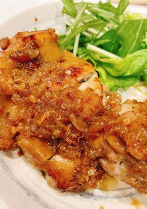 チキンの玉ねぎソース-レシピのメイン写真