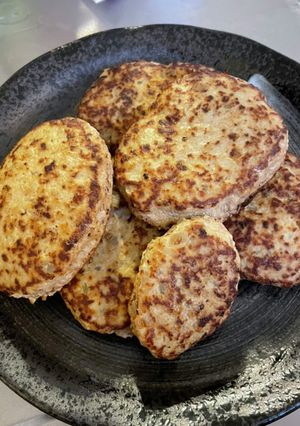 簡単!ごく普通のふわふわハンバーグ-レシピのメイン写真
