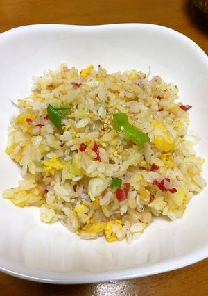 さっぱり 梅しらすチャーハン-レシピのメイン写真