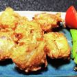 紅生姜入り、魚のすり身のふわ天