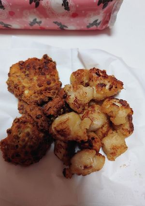 ささみの塩唐揚げ&納豆揚げ-レシピのメイン写真