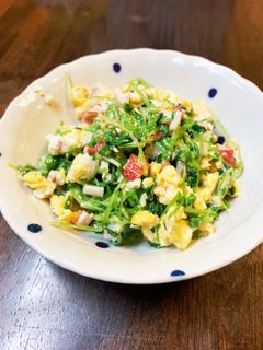彩りGood☆豆苗のマヨサラダ-レシピのメイン写真