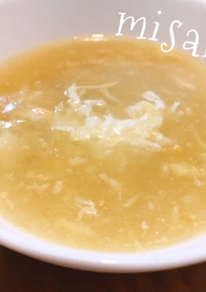 超簡単☆コーン缶de中華風コーンスープ-レシピのメイン写真