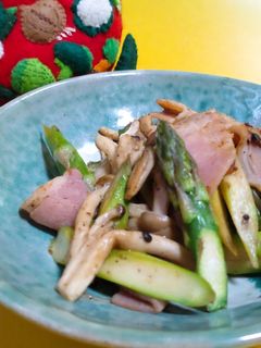アスパラ・ベーコンバター醤油炒め-レシピのメイン写真