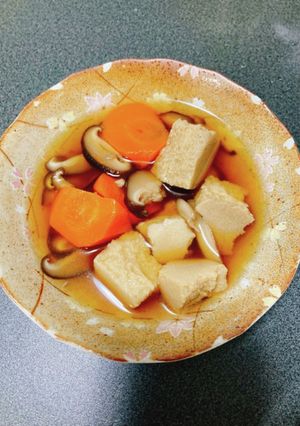 高野豆腐の旨じゅわー煮物-レシピのメイン写真