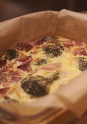 意外と簡単！ブロッコリーとハムのキッシュ-レシピのメイン写真