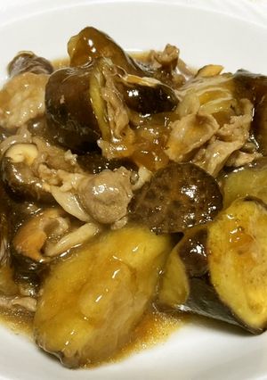 お箸が止まらん！豚コマと茄子の甘酢炒め♬-レシピのメイン写真