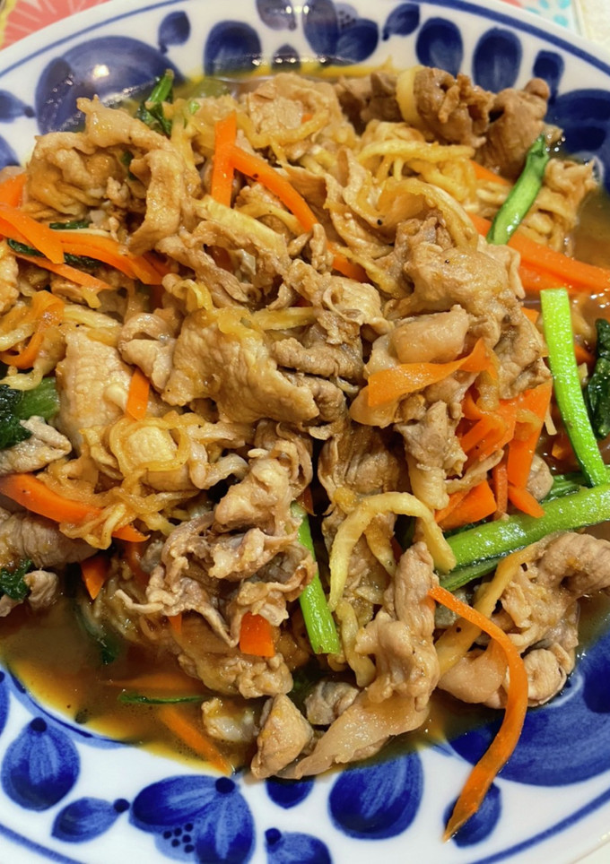 豚肉と切り干し大根の炒め物-レシピのメイン写真