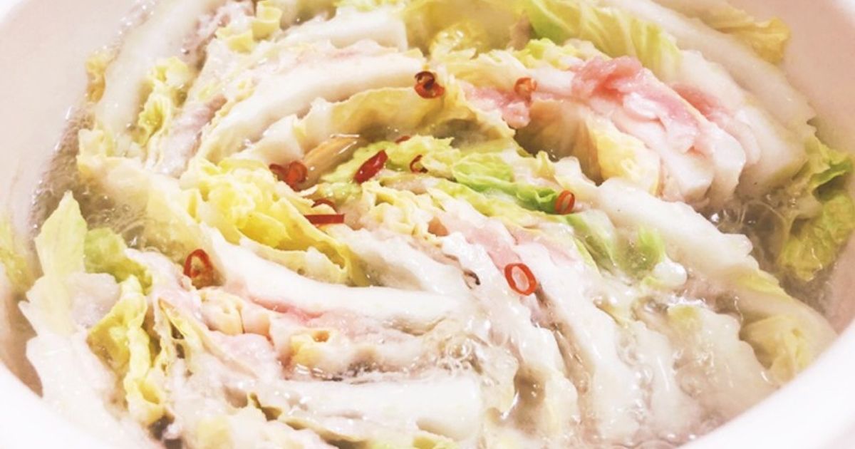 激うま 白菜と豚肉のミルフィーユ鍋 by きゃず♪ 【クックパッド