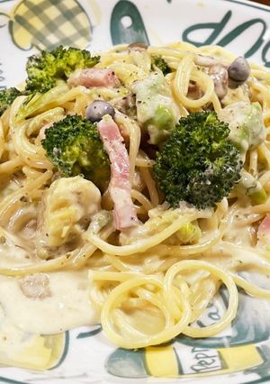 あのカフェのアボカドバジルクリームパスタ-レシピのメイン写真