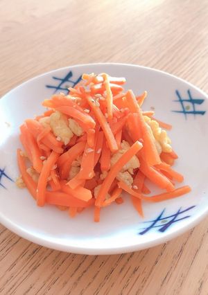 ブイヨンで☆人参しりしり-レシピのメイン写真