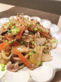 しっとりジューシー♡和風焼きうどん-レシピのメイン写真