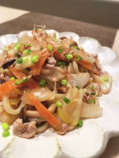 しっとりジューシー♡和風焼きうどん-レシピのメイン写真