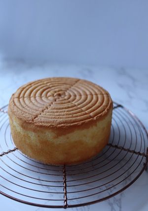 ジェノワーズ（スポンジ生地）15cm-レシピのメイン写真