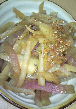 ピリきんぴらヤーコン-レシピのメイン写真