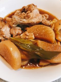鶏と大根の黒酢さっぱり煮-レシピのメイン写真