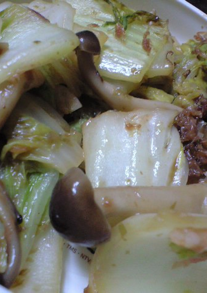簡単☆海苔佃煮で白菜炒めですよ-レシピのメイン写真