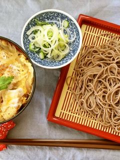 再現!ゆで太郎の得セット♪ミニかつ丼と冷-レシピのメイン写真